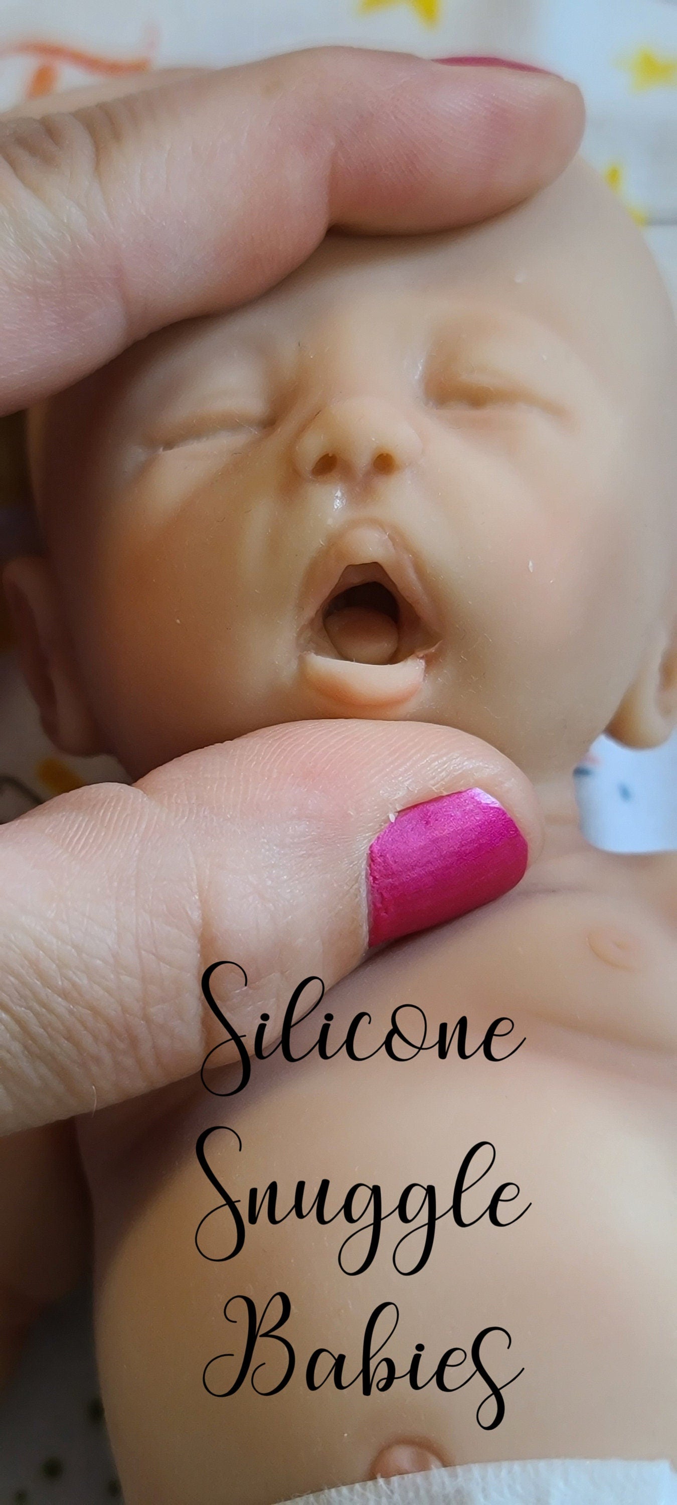 Silicone Baby Doll Micro Preemie Miniature "Izzy" Handmade in USA Reborn Therapy or Gift Children Full Body