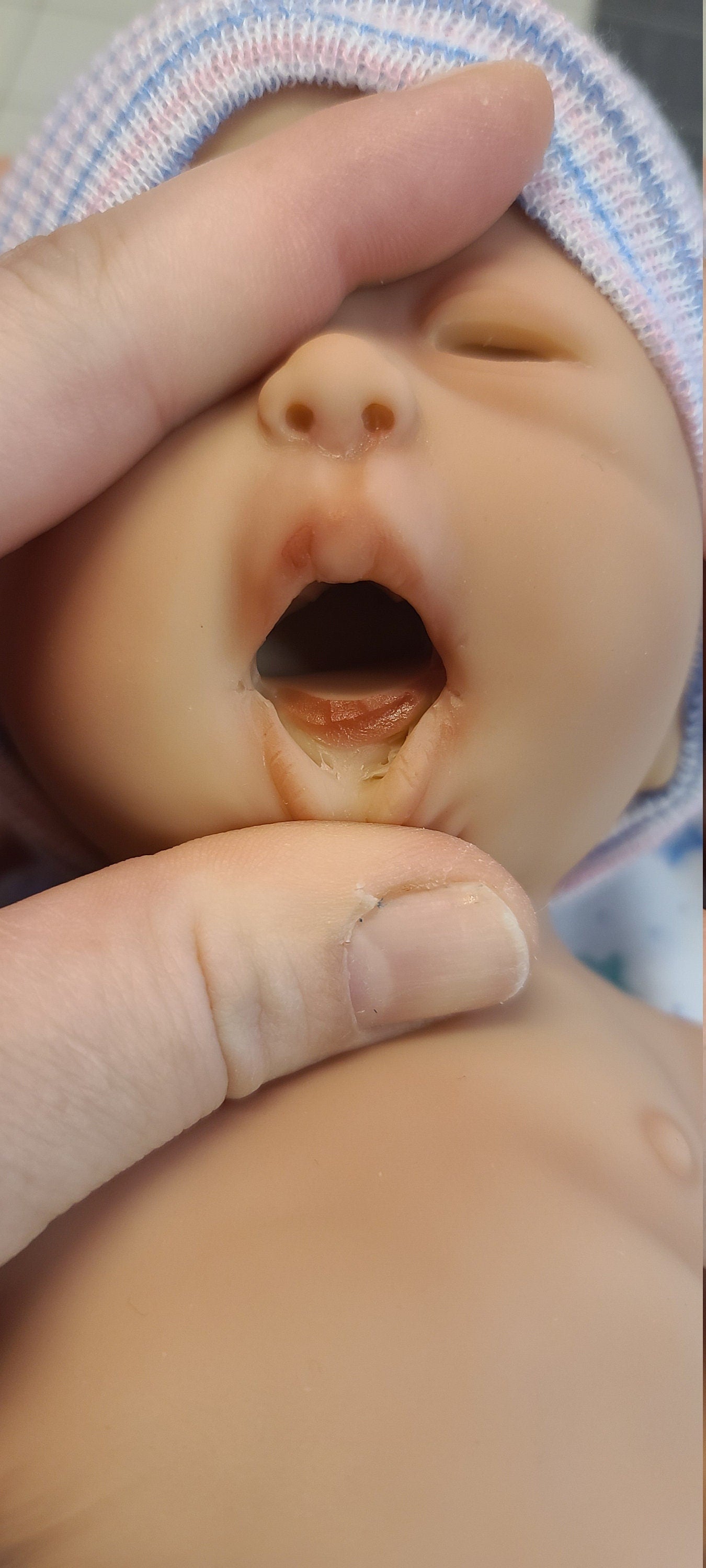 Silicone Baby Doll Micro Preemie "Lincoln" or "Liberty" Handmade in USA Reborn Therapy or Gift Children Full Body