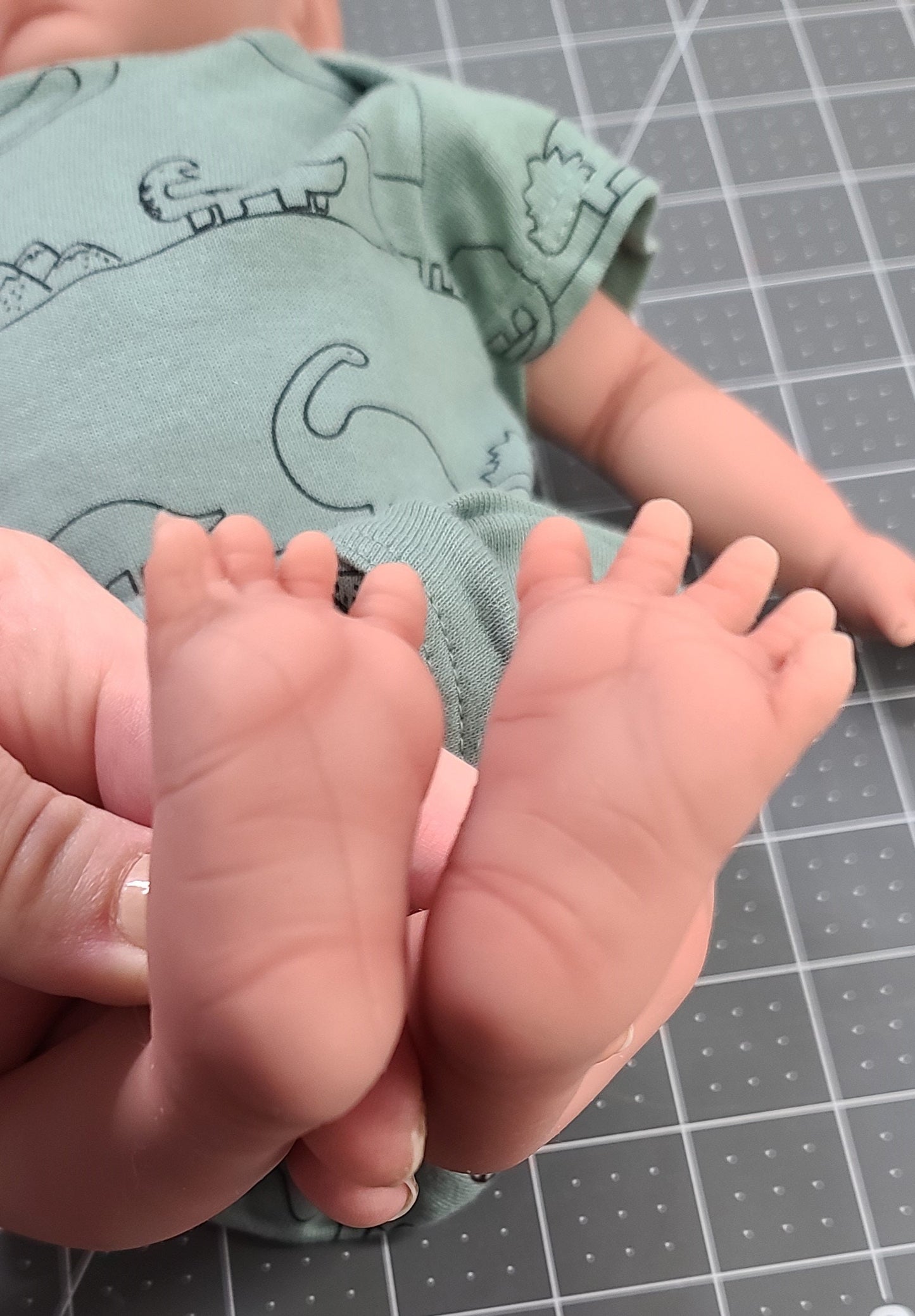 Silicone Baby Doll Micro Preemie "Sabrina" or "Sebastian" Handmade in USA Reborn Therapy or Gift Children Full Body