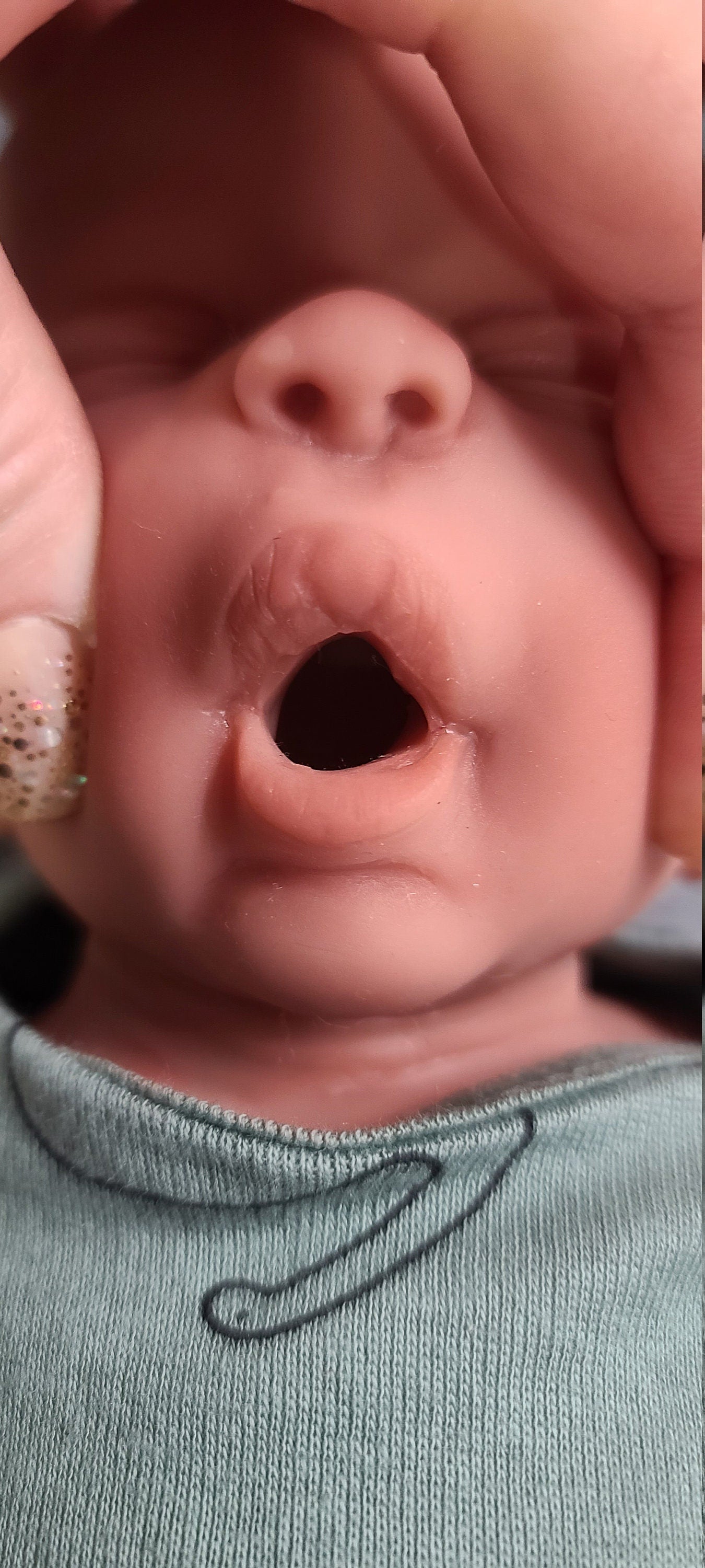 Silicone Baby Doll Micro Preemie "Sabrina" or "Sebastian" Handmade in USA Reborn Therapy or Gift Children Full Body