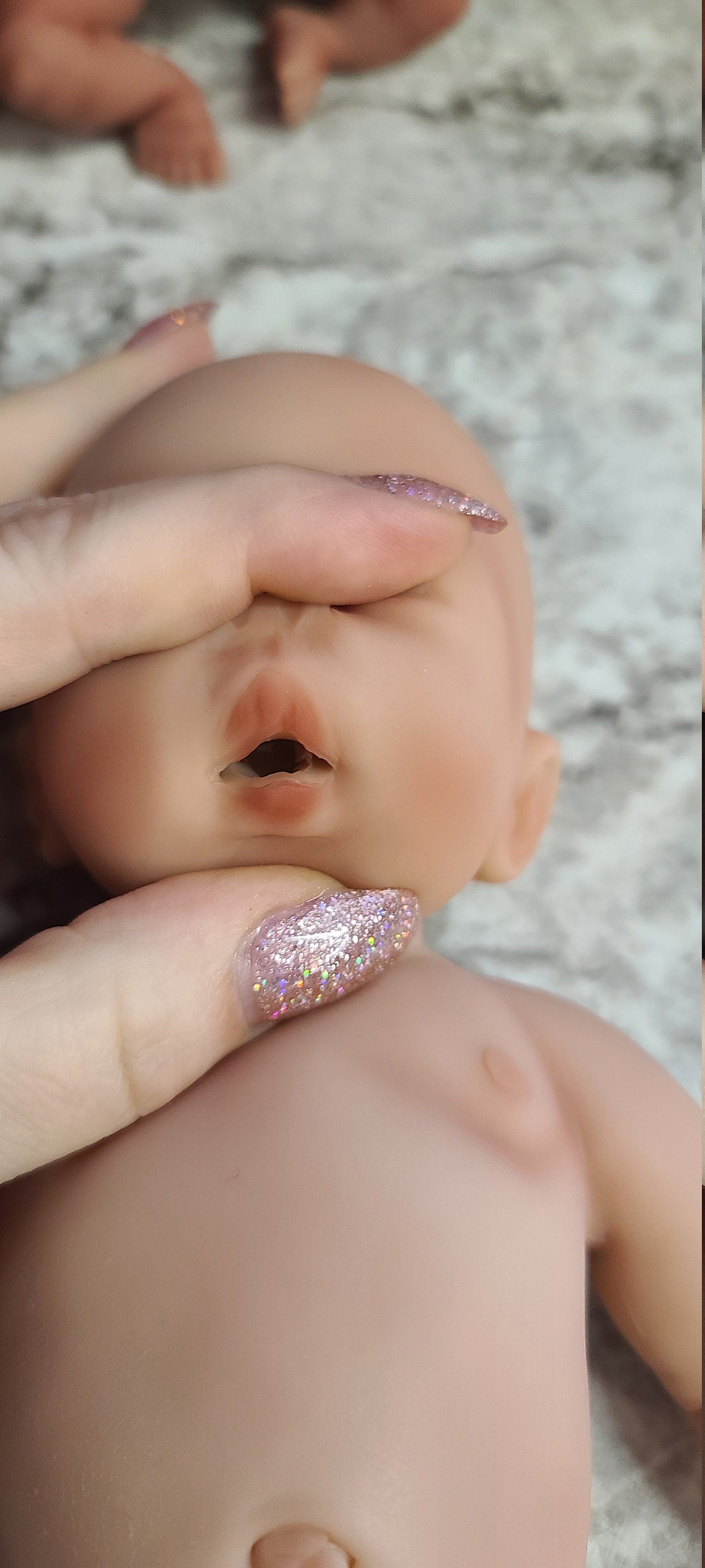 Silicone Baby Doll Micro Preemie "Casey" Choice of boy or girl Handmade in USA Reborn Therapy or Gift Children Full Body