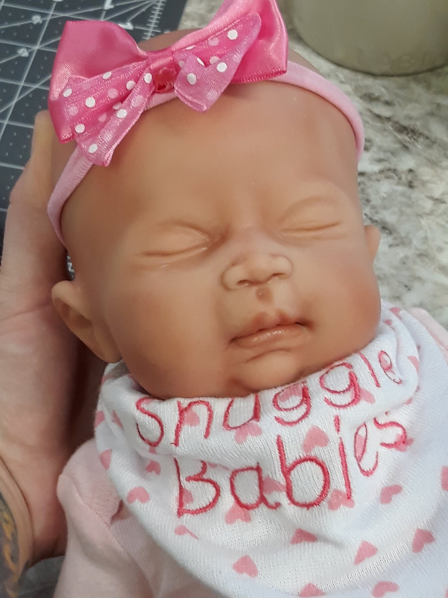 Silicone Baby Doll Preemie "Abigail" or "Abraham" Handmade in USA Reborn Therapy or Gift Children 16 inches Full Body