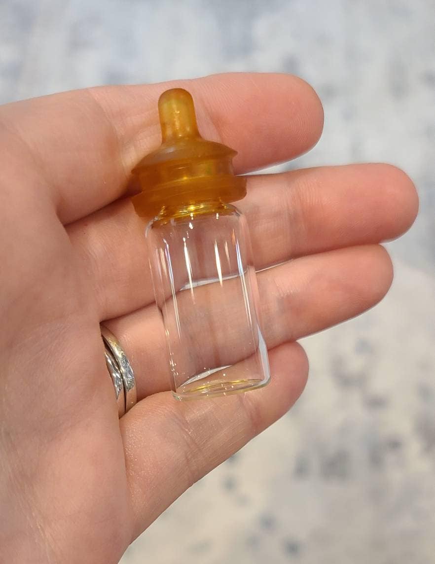 Miniature Glass Baby Bottle