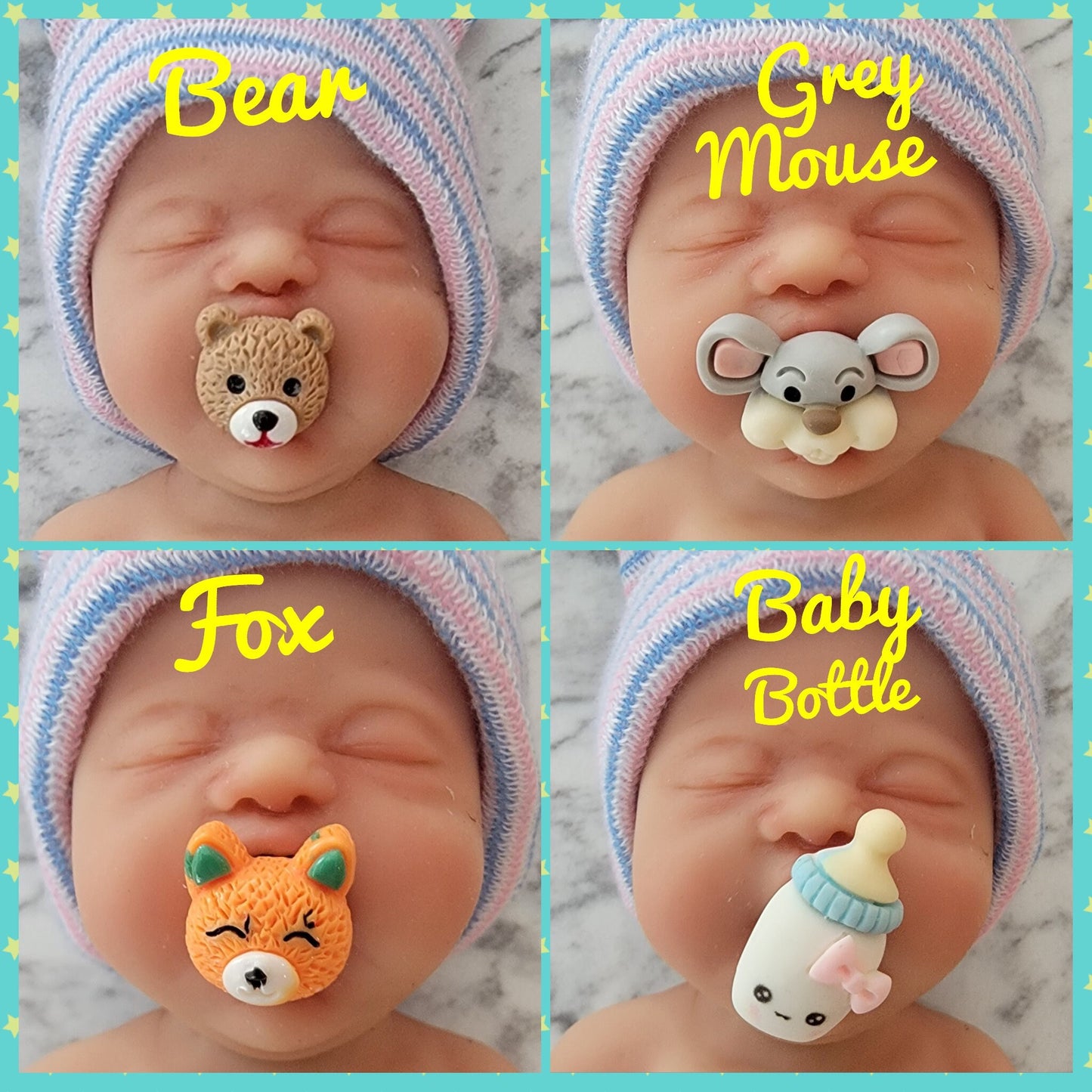 Miniature Character Pacifier