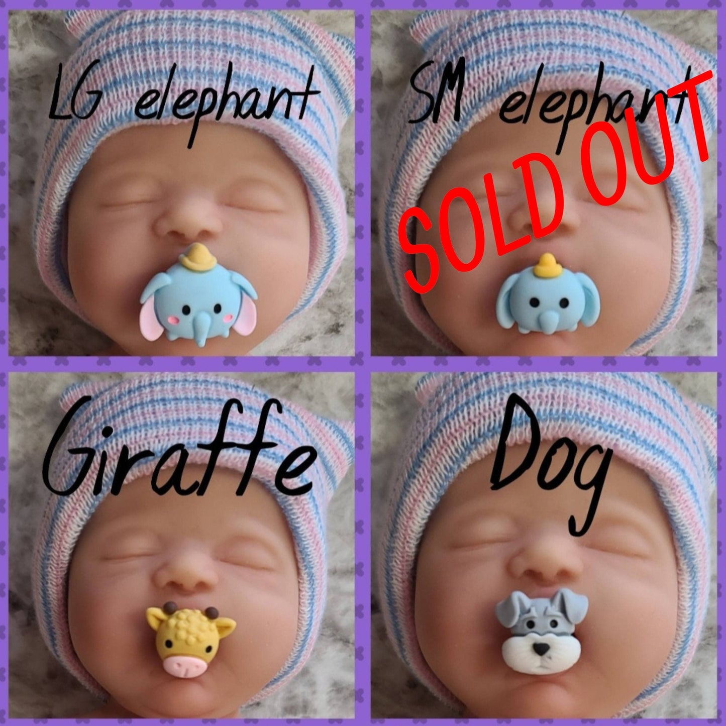 Miniature Character Pacifier