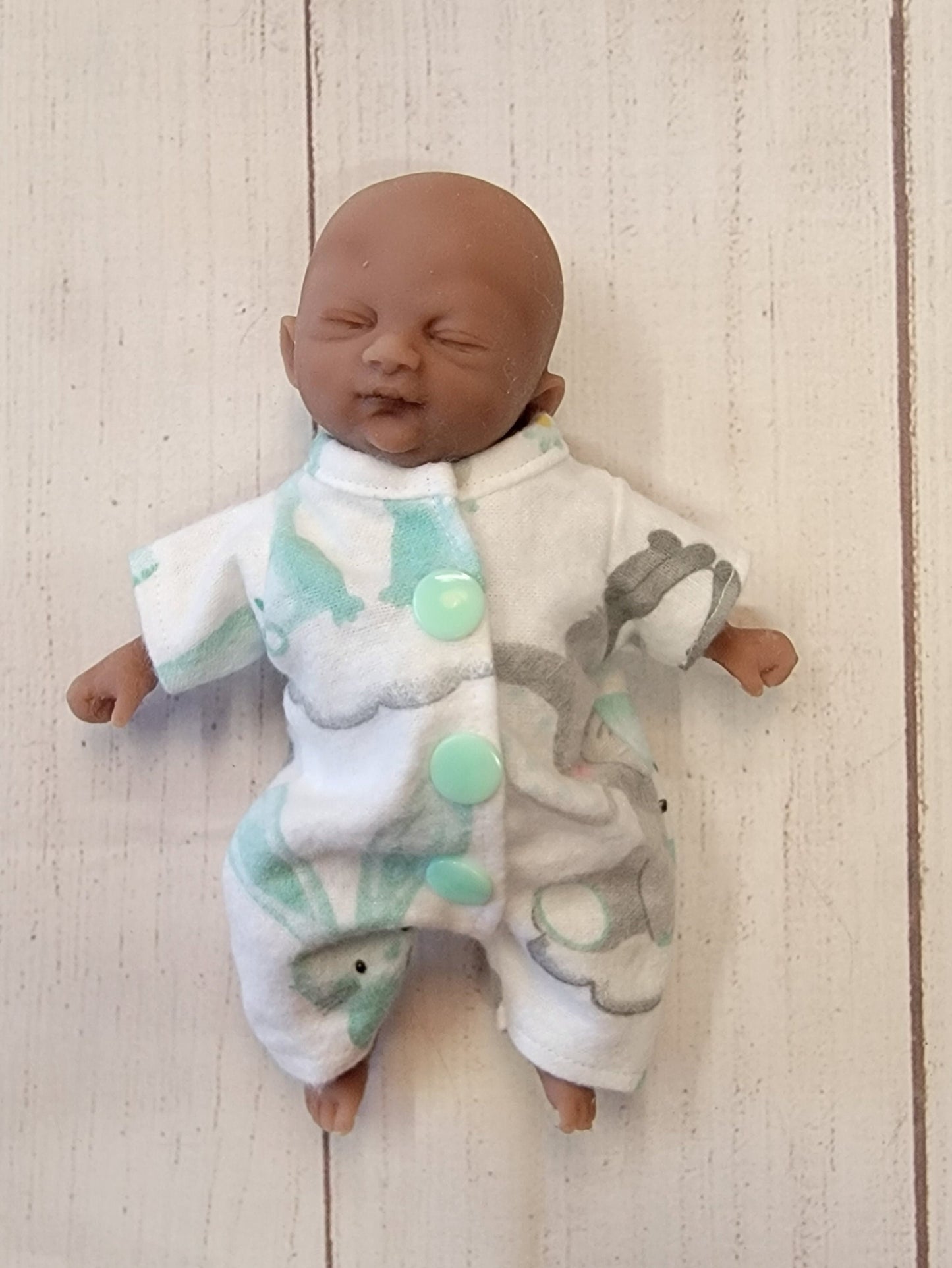 Flannel Romper Doll Outfit