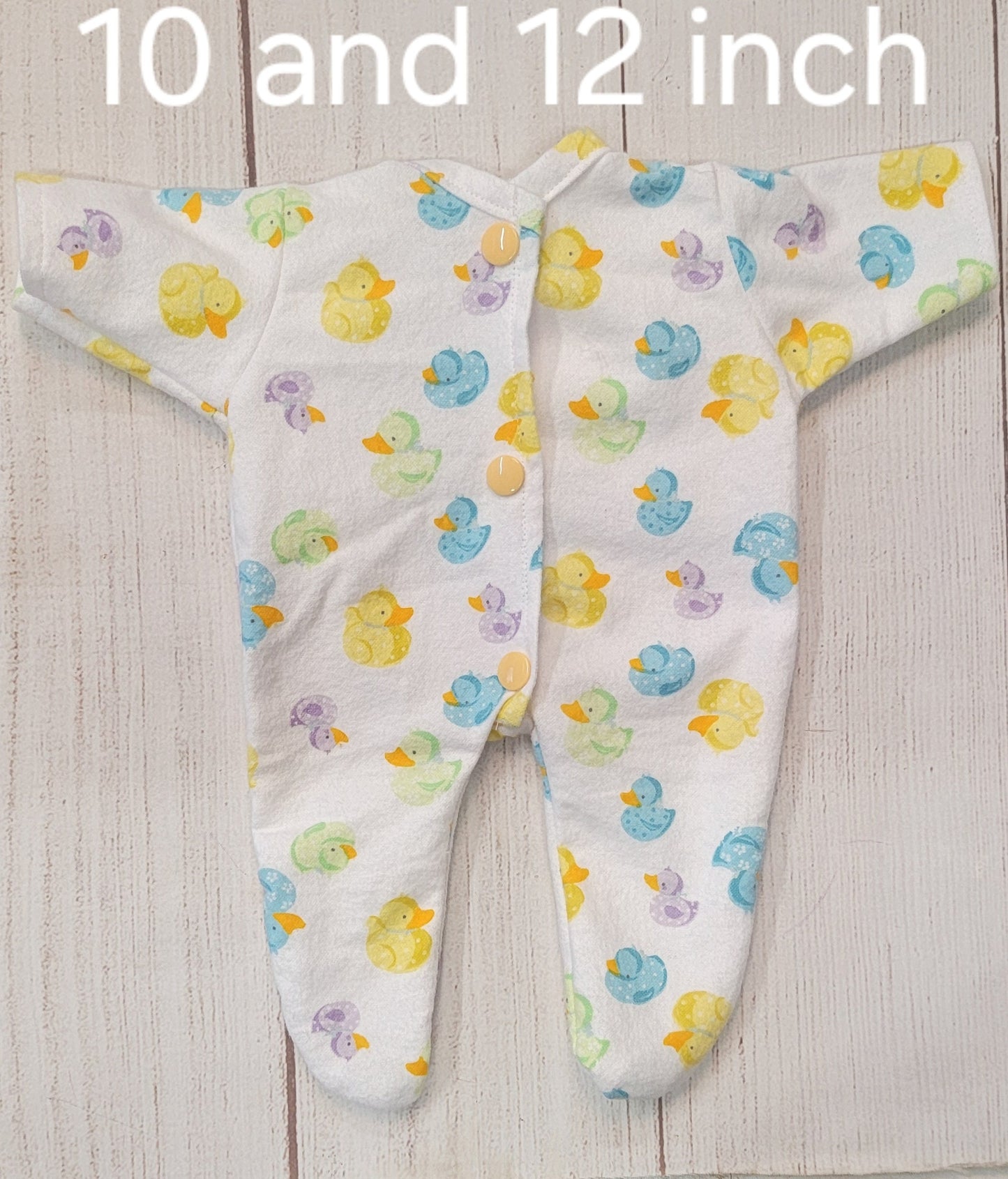 Flannel Sleeper Doll Outfit