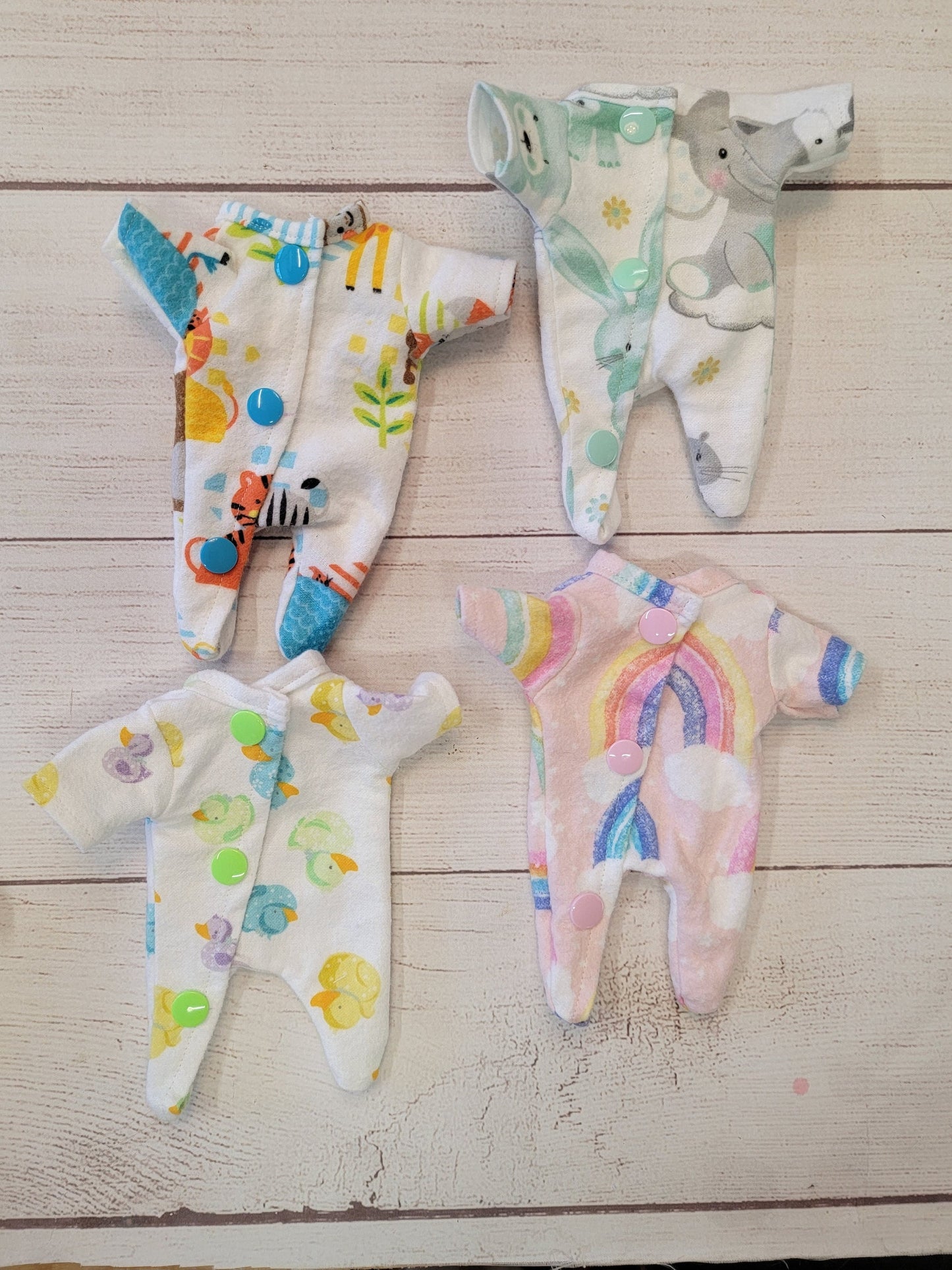 Flannel Sleeper Doll Outfit
