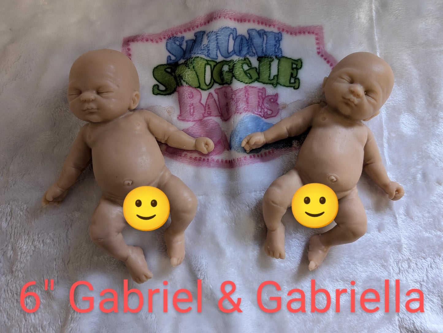 Blank/Unpainted 6"-8" Full Body Silicone Baby Dolls Handmade in USA Reborn Therapy or Gift Children
