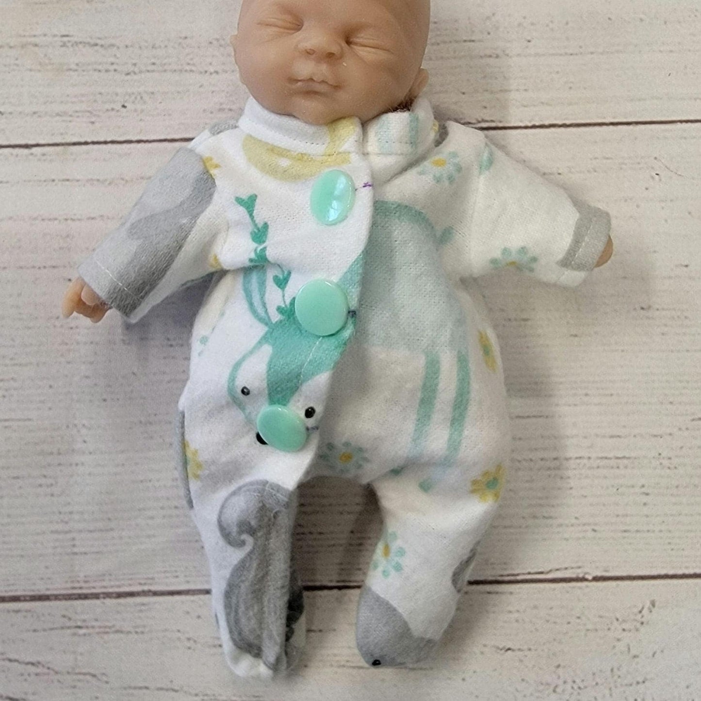 Flannel Sleeper Doll Outfit