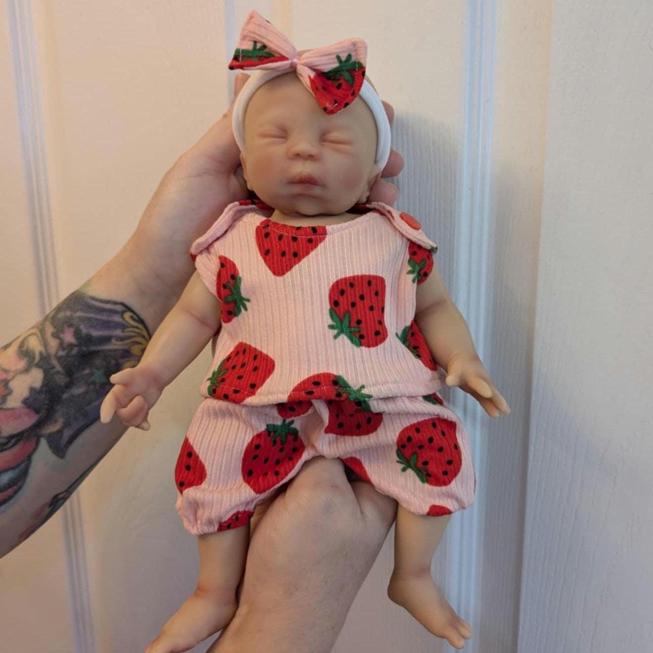 3 Piece Tank Top with Bloomers and Bow Headband Outfit