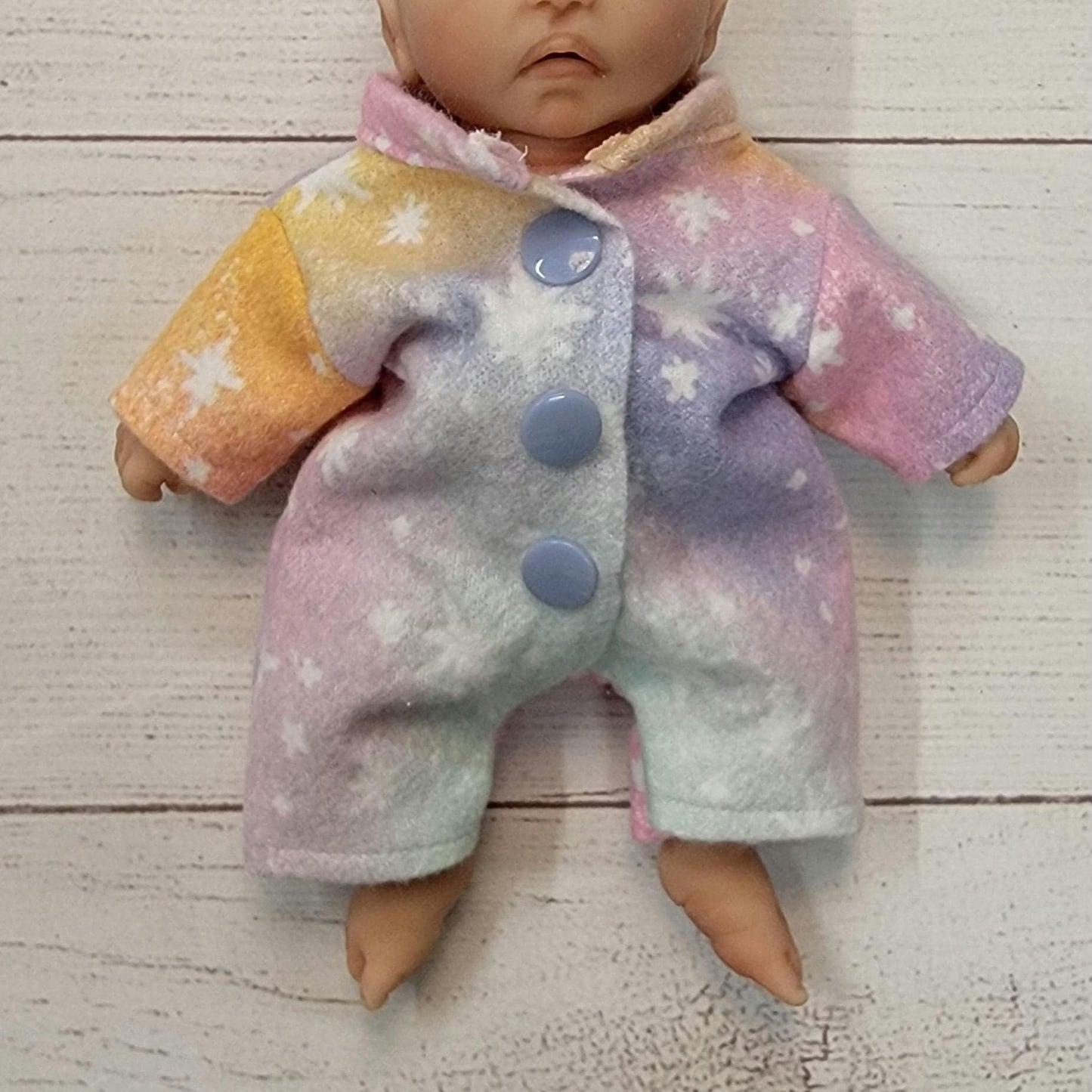 Flannel Romper Doll Outfit
