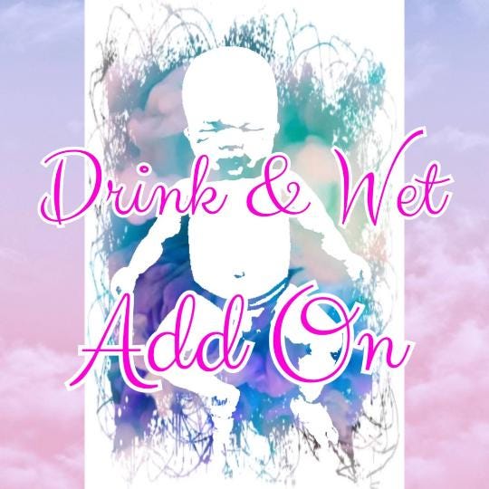 Drink and Wet Add-On Option - Doll Sold Separately (Does not include doll)