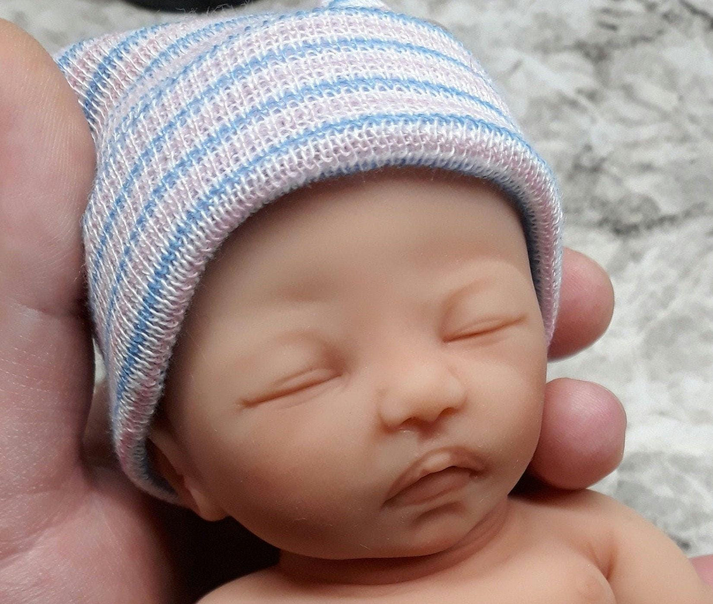 Full Body Silicone Baby Doll 8 inch "Izzy"