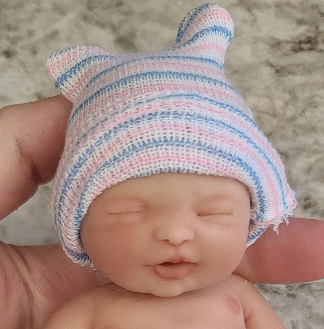 Full body Silicone Baby Girl Doll 7 inch "Kayla"