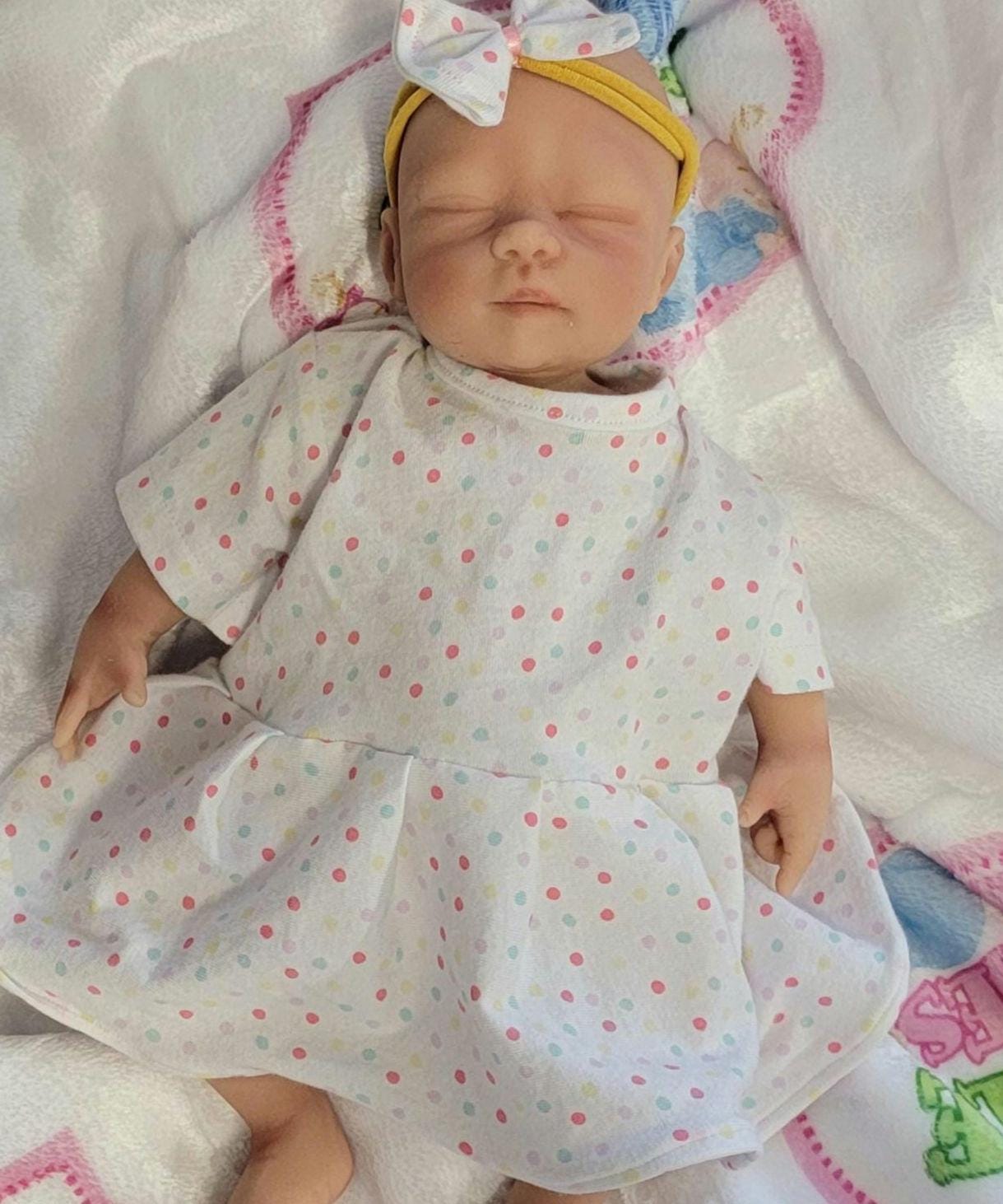Full Body Silicone Baby Doll 12 inch "Quinn"