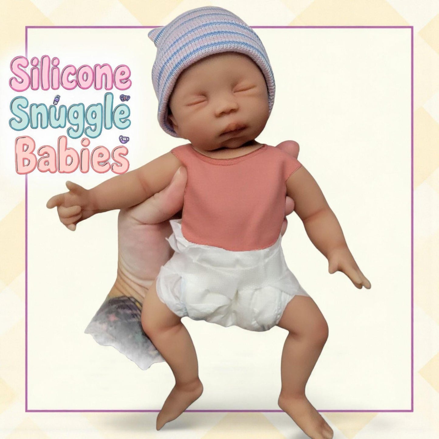 Full Body Silicone Baby Doll 10 inch "Casey"