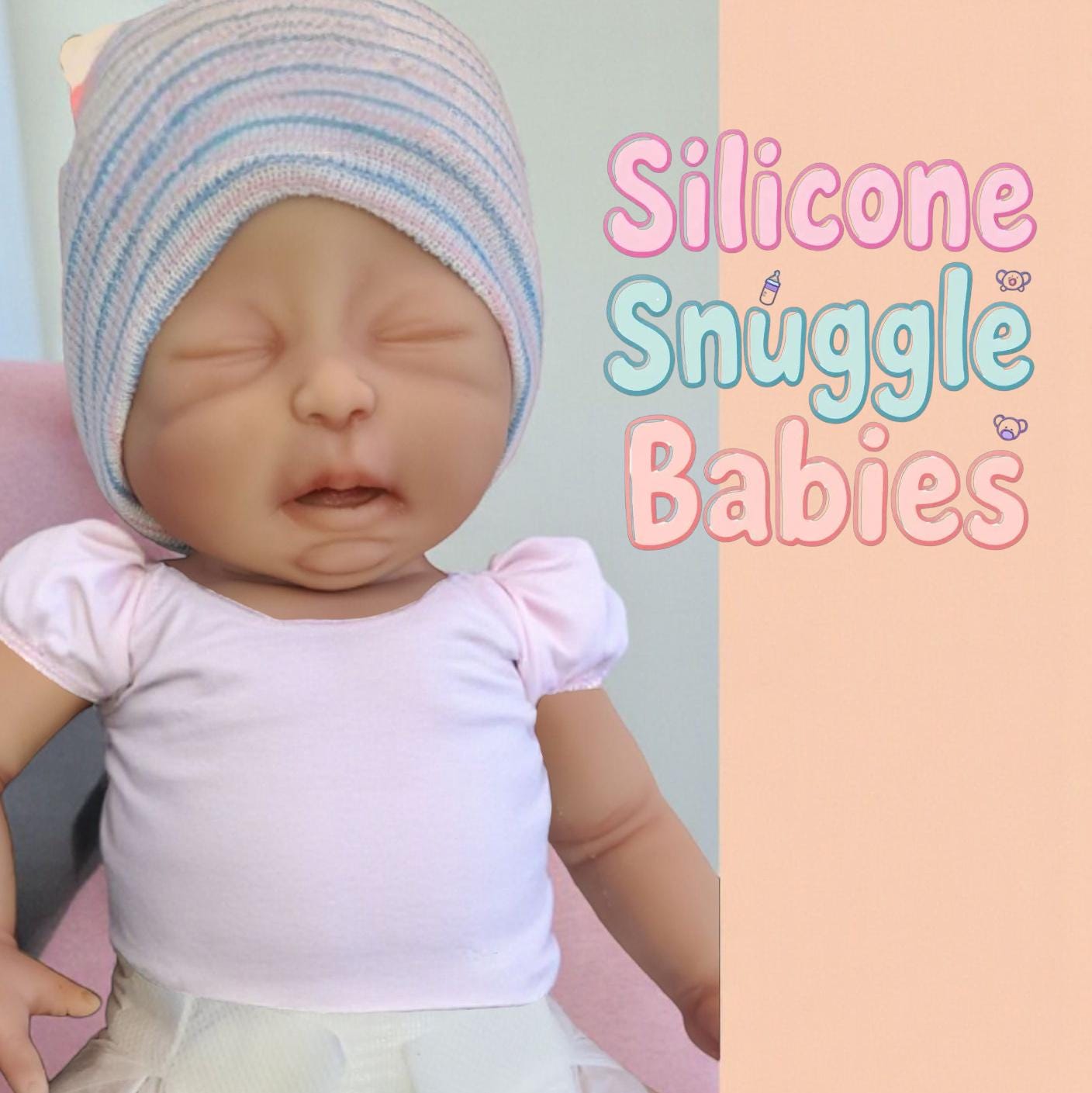 Full Body Silicone baby Doll 14 inch "Lincoln" or "Liberty"