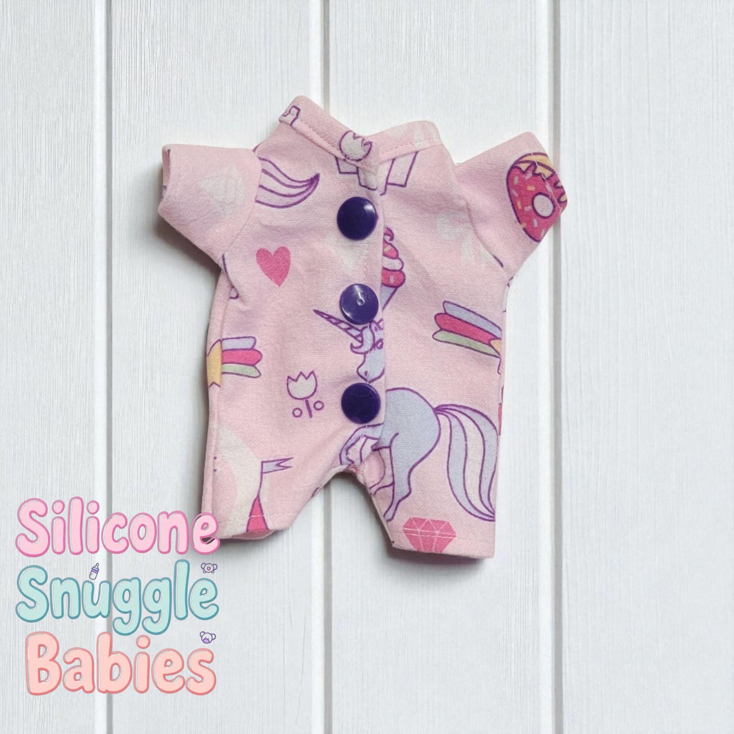 Flannel Romper Doll Outfit