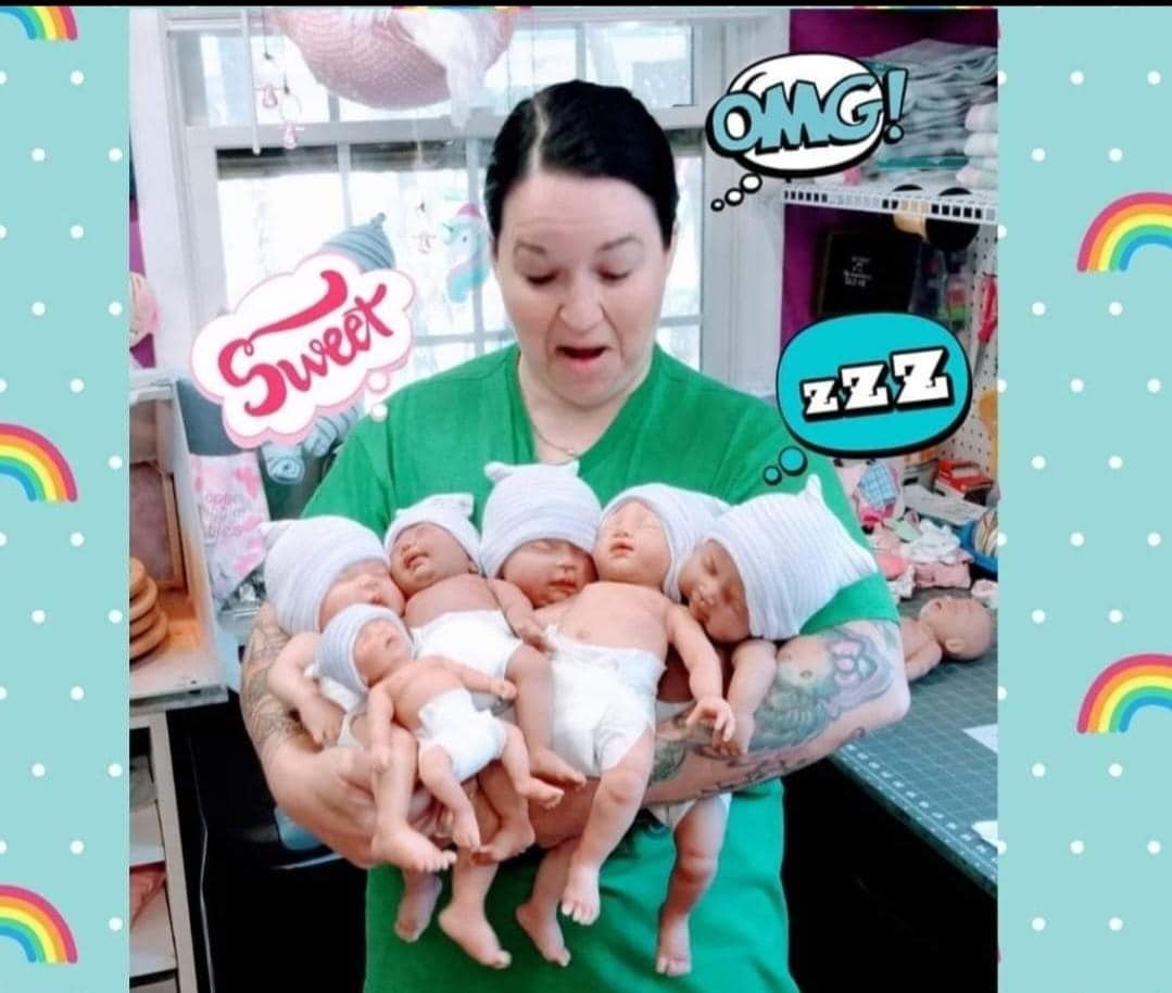 Silicone Sleeping Puppy Dog Therapy or Gift Children or Adult Full Body