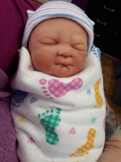 Drink and Wet Silicone Baby Doll 10 inch "Laila" or "Liam"