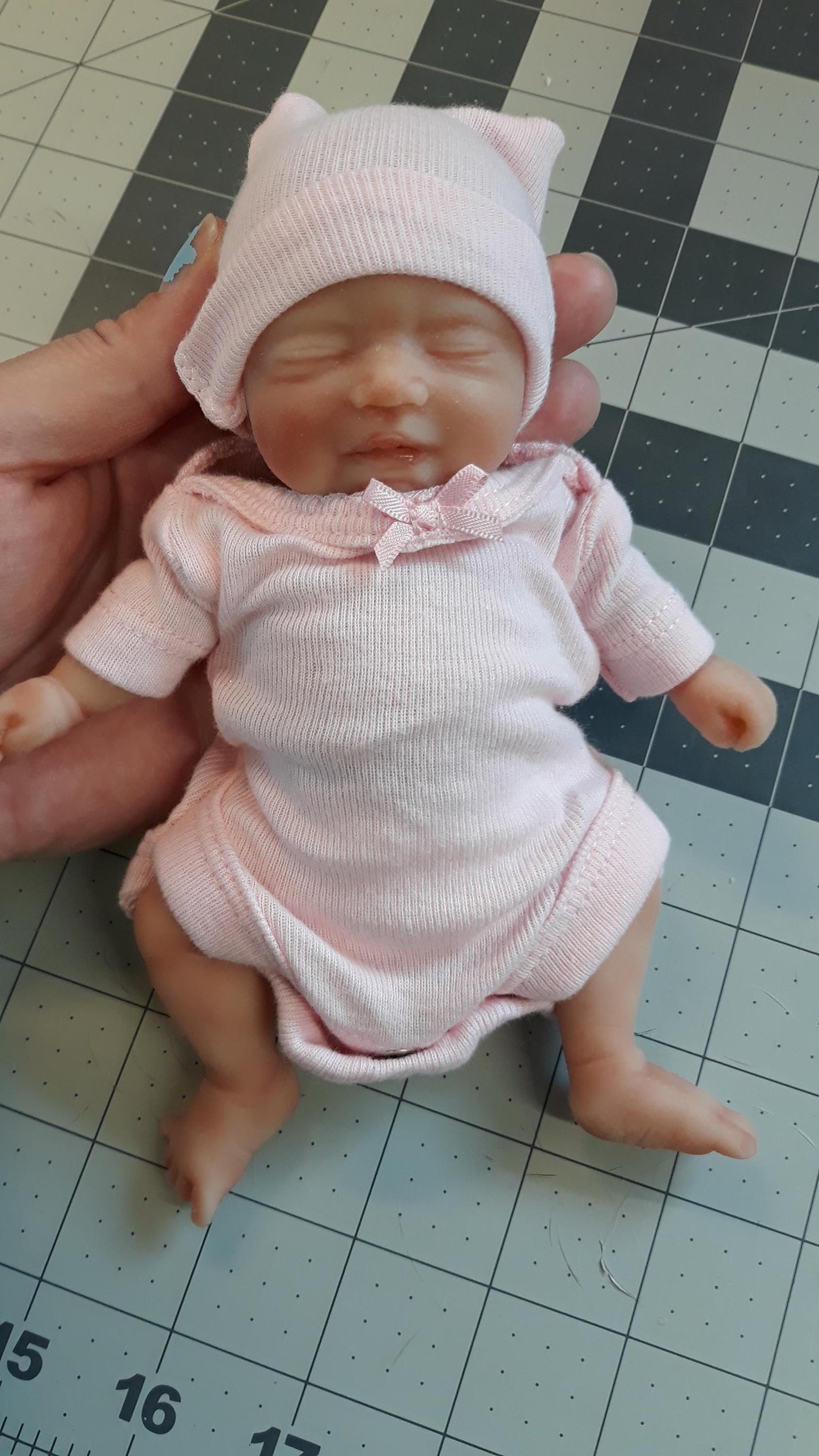 Drink and Wet Silicone Baby Doll 7 inch " Madison or Matthew"