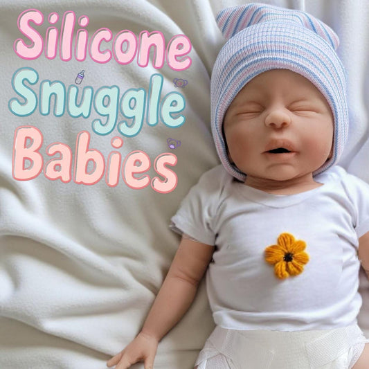 Full Body Silicone Baby Doll 14 inch "Sabrina" or "Sebastian"