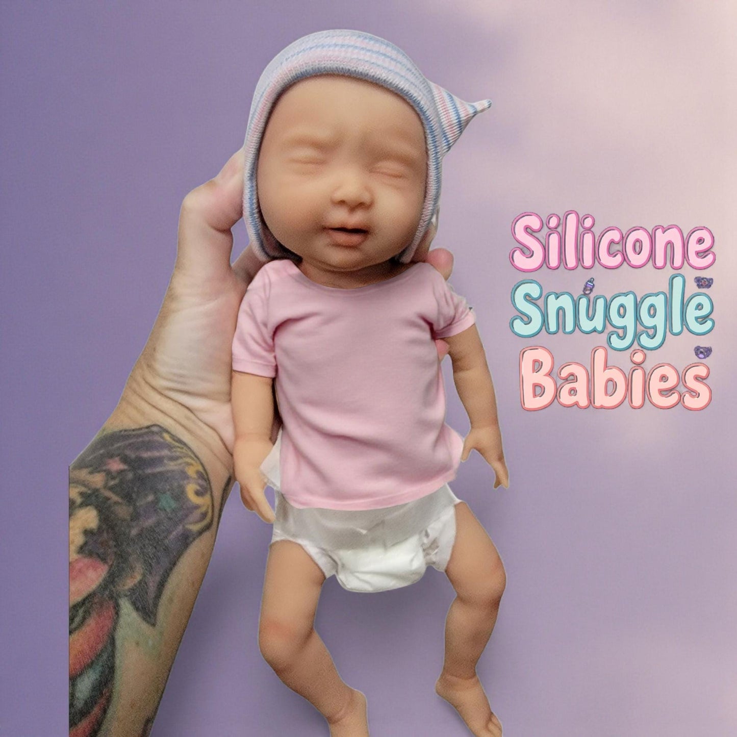Full Body Silicone Baby Doll 12 inch "Olivia" Micro Preemie Reborn