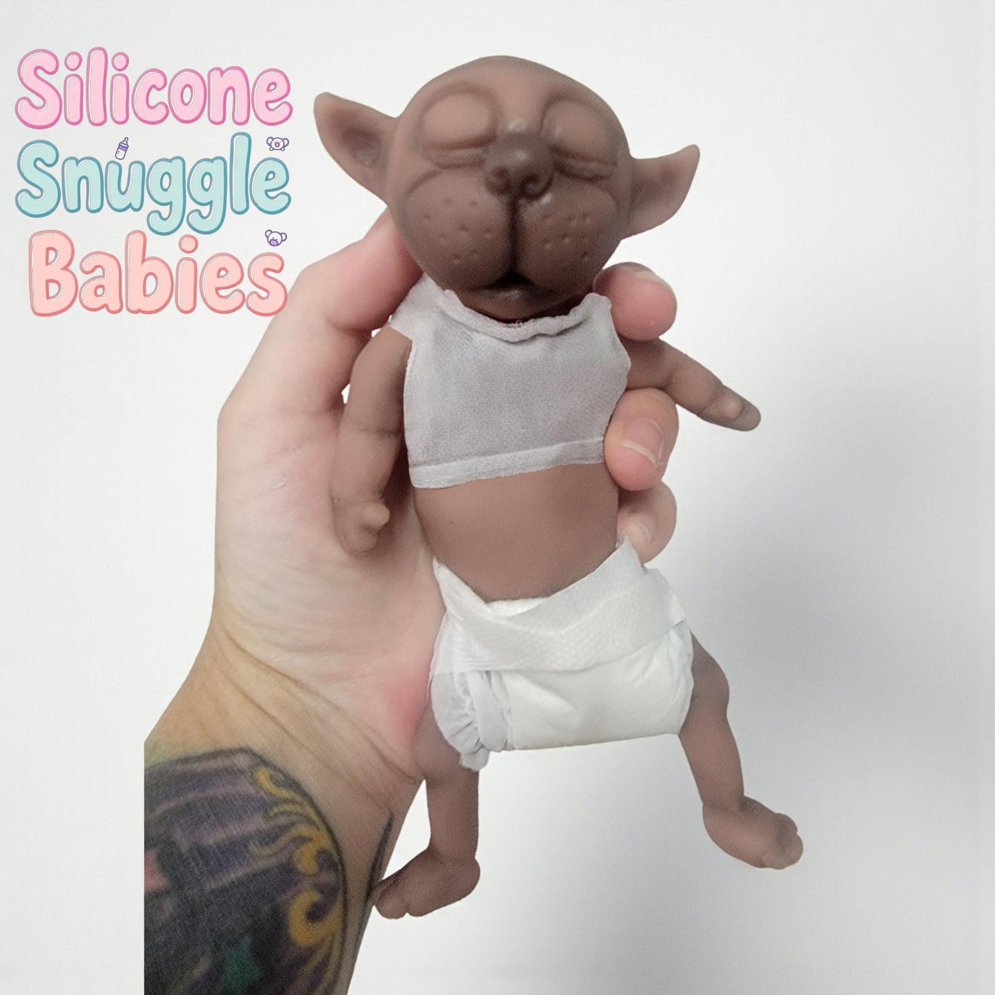 Werewolf Silicone Baby Doll "Wooby" Reborn