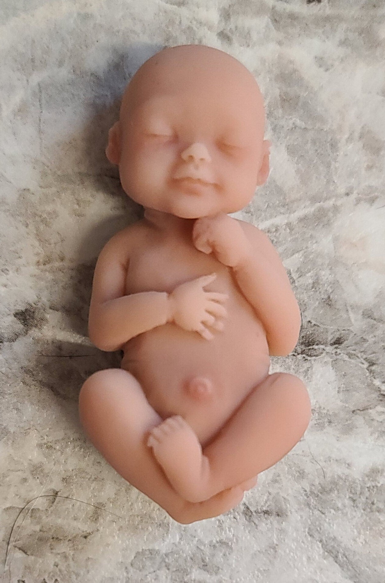 Silicone Miniature Sleeping Baby Therapy Gift Children Adult Full Body