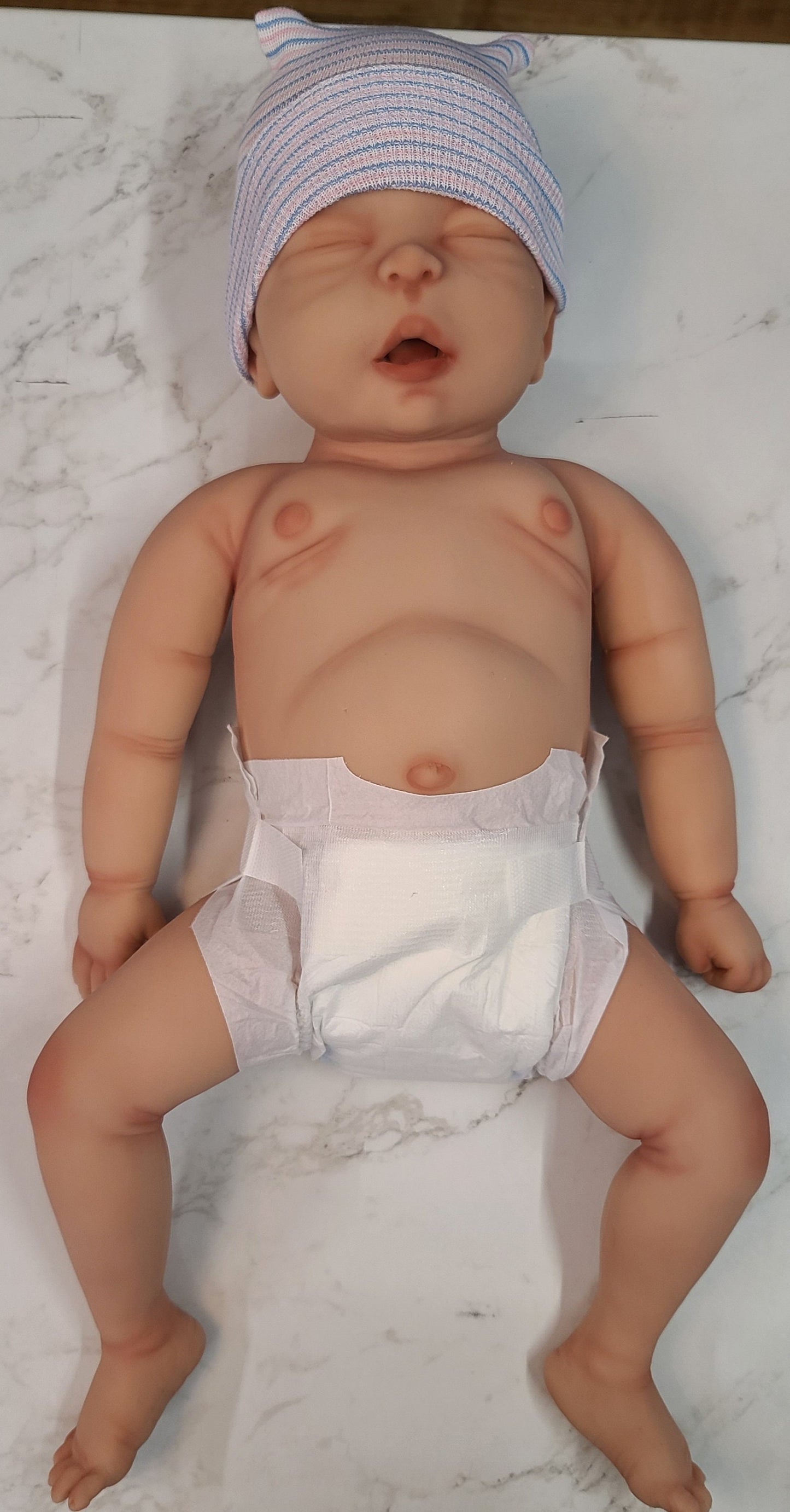 Silicone Baby Doll Girl or Boy 22 inch "Dakota"