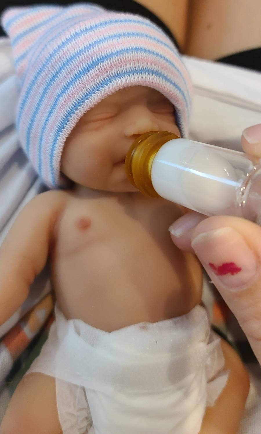 Miniature Glass Baby Bottle