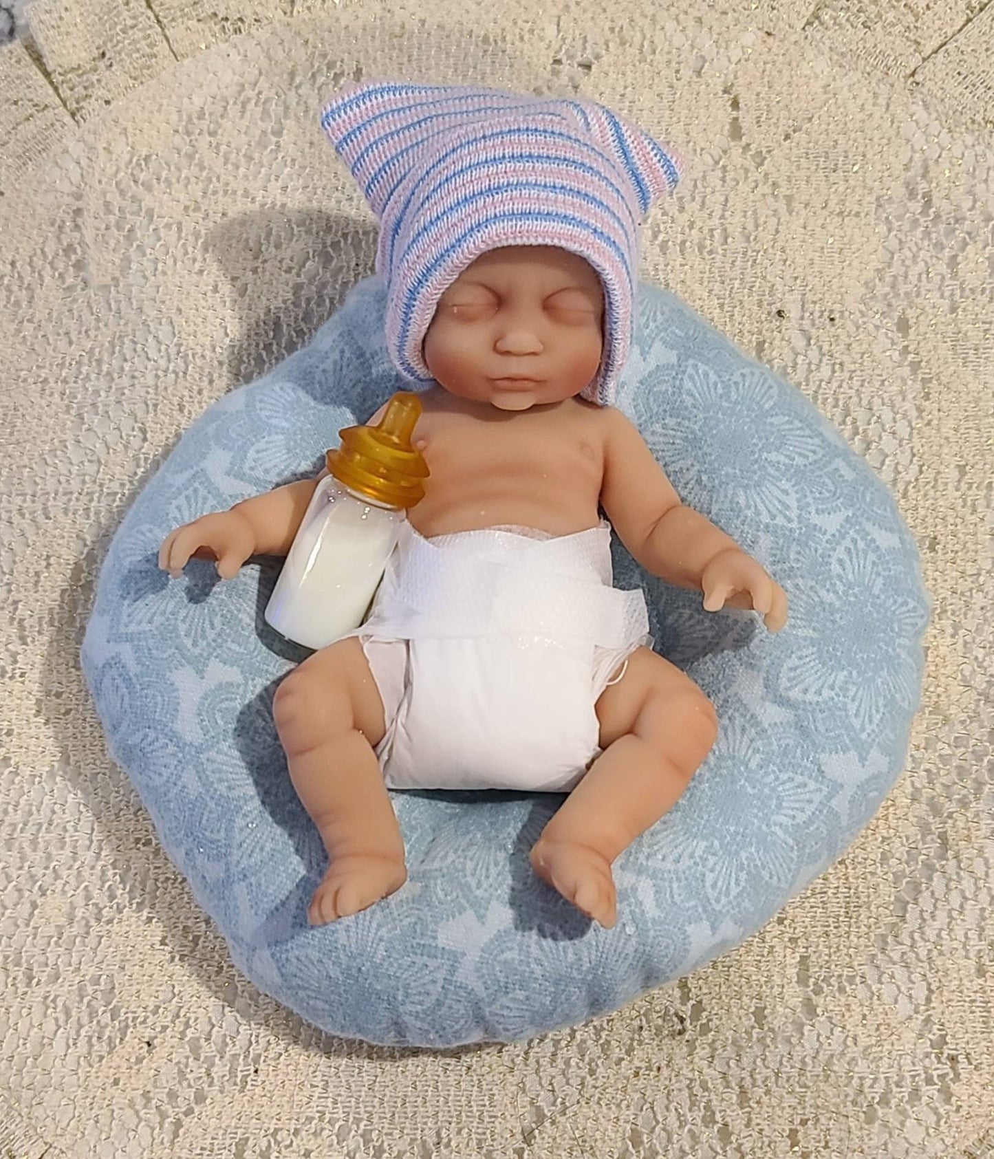 Full Body Silicone Baby Doll 7 inch "Willow"