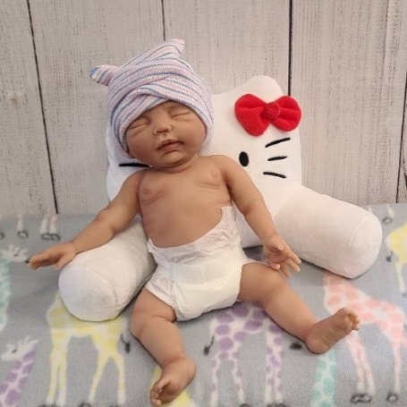 Silicone Baby Doll Micro Preemie "Charlotte" or "Carter" Handcrafted in the USA Full Body Reborn Therapy or Gift Children Full Body