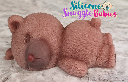 5" Silicone Teddy Bear Full Body