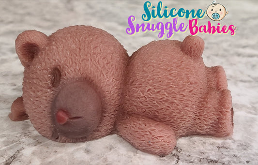 5" Silicone Teddy Bear Full Body