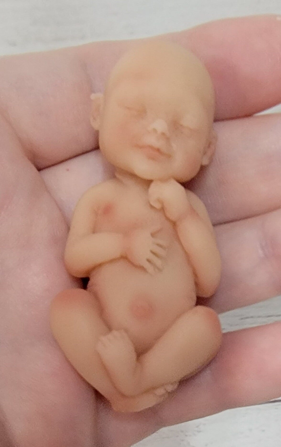 Silicone Miniature Sleeping Baby Therapy Gift Children Adult Full Body