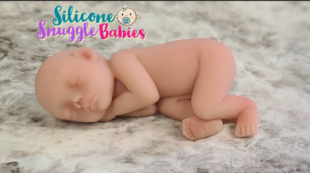 Silicone Miniature Sleeping Baby Therapy Gift Children Adult Full Body