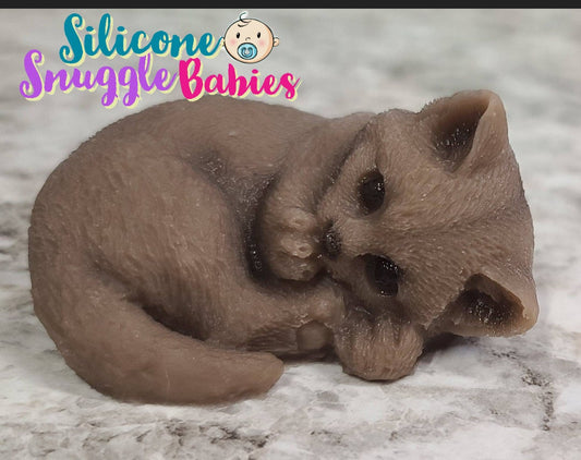 3" Silicone Kitty Cat