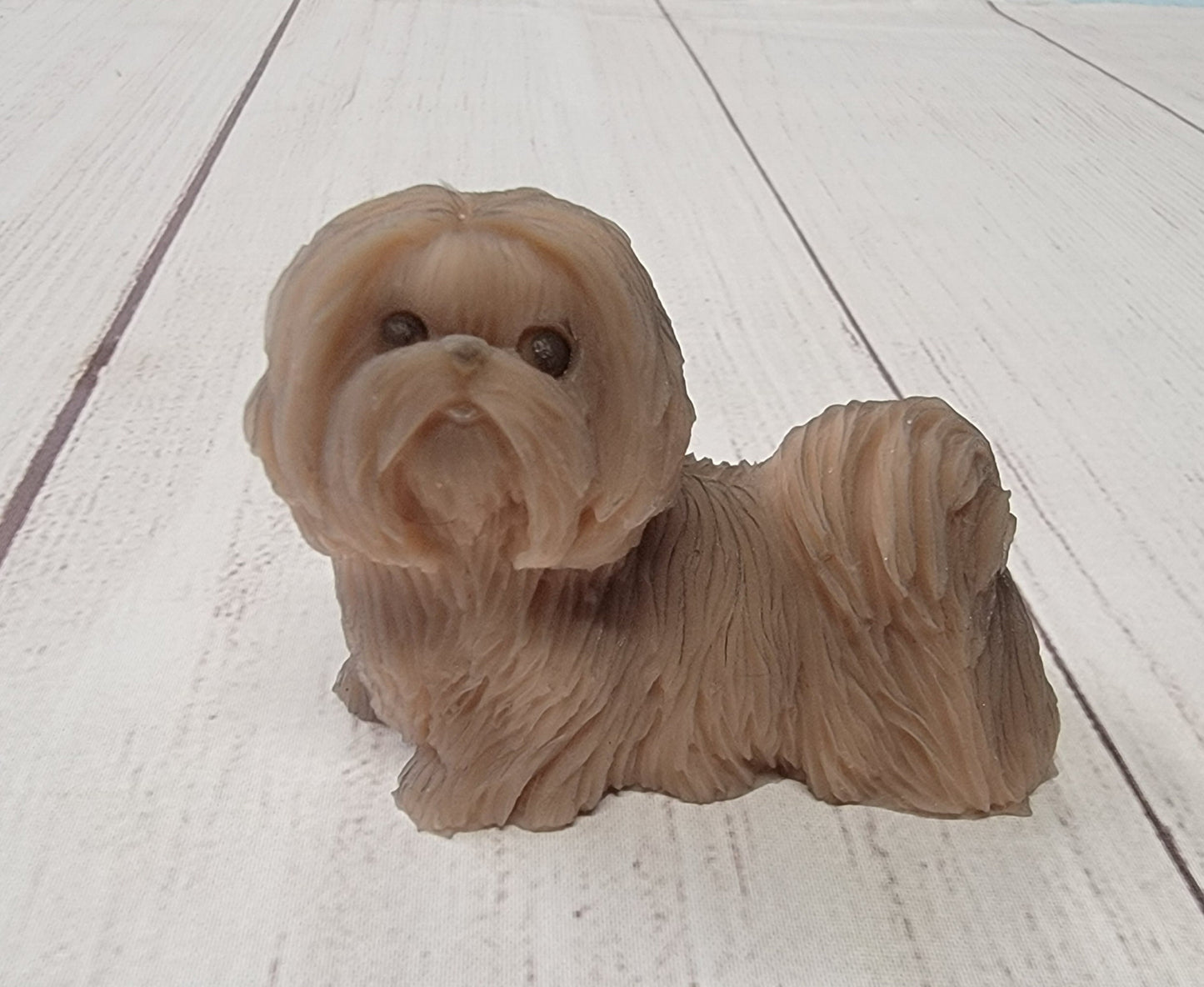 3" Silicone Maltese Dog Therapy or Gift Children or Adult Full Body