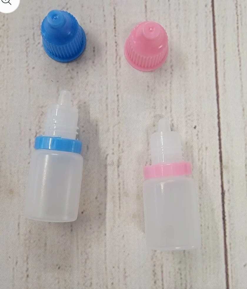 Miniature Plastic Baby Bottle for dolls