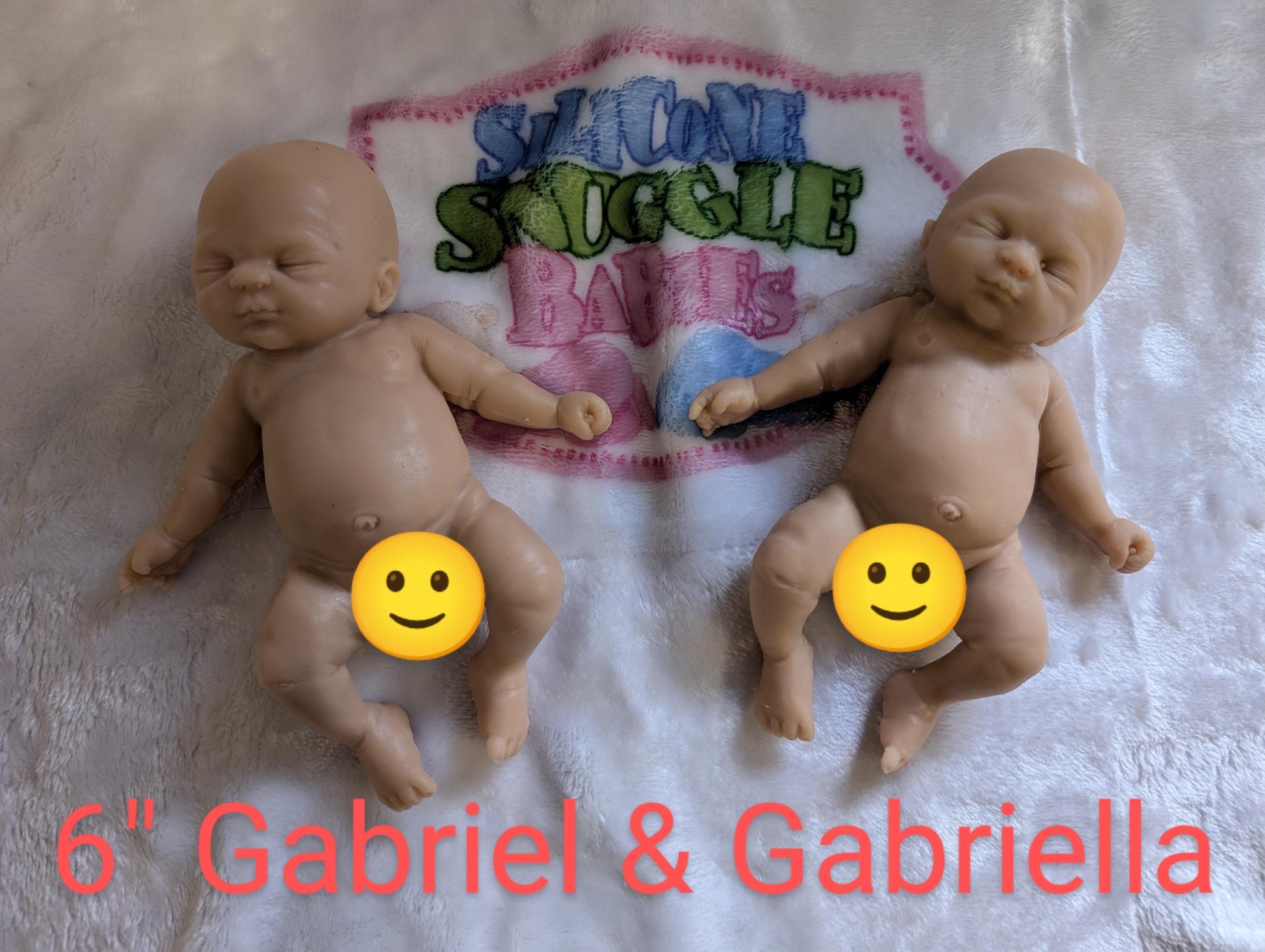 Blank/Unpainted 6"-8" Full Body Silicone Baby Dolls Handmade in USA Reborn Therapy or Gift Children