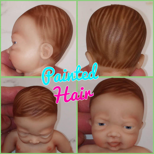 Painted Hair Add-On Option - Doll Sold Separately (Does not include doll)