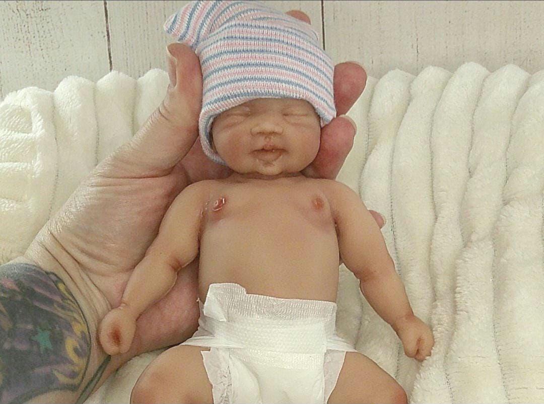 Silicone Reborn Baby Doll 8 inch Cooper