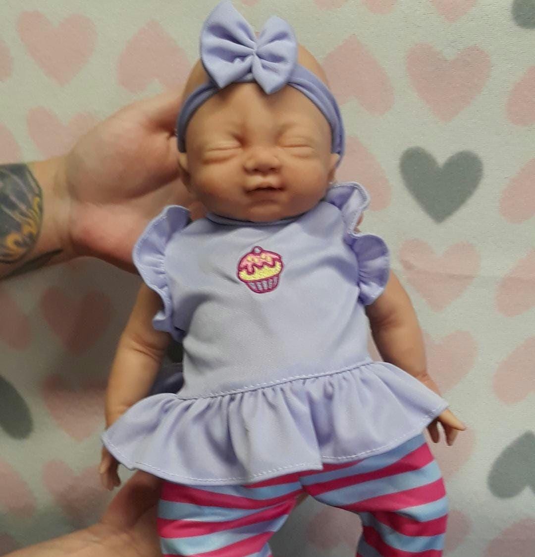 Drink and Wet Silicone Baby Doll 14 inch "Tabitha" or "Tony"