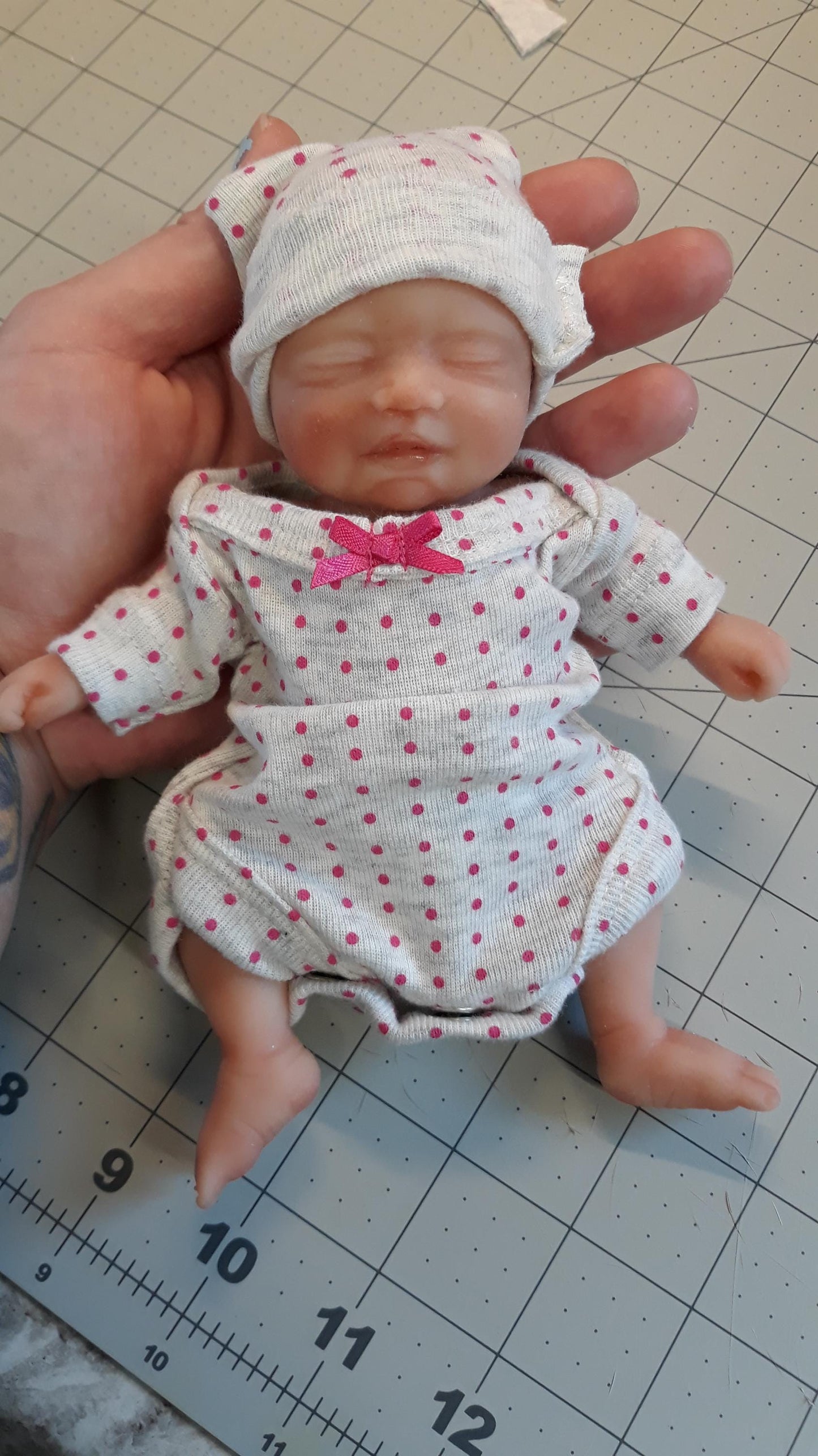 Full Body Silicone Baby Doll 7 inch " Madison or Matthew"