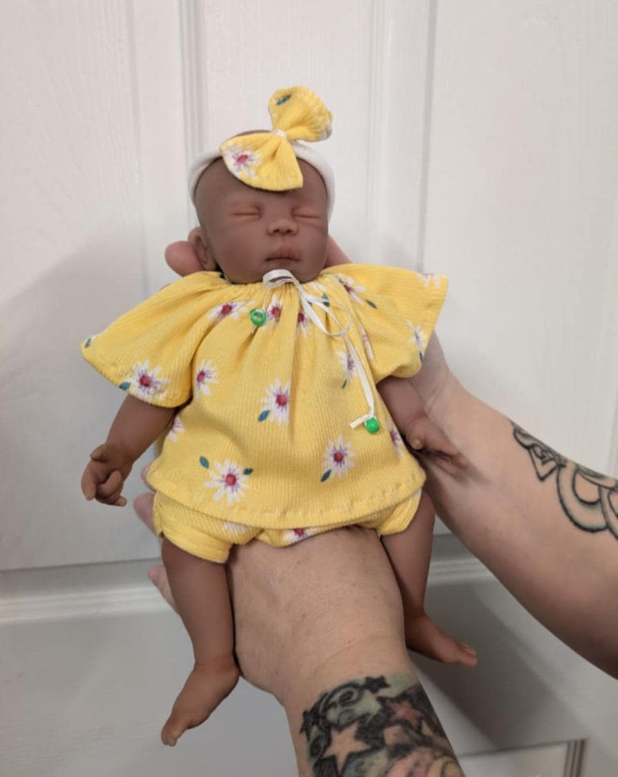 Drink and Wet Silicone Baby Doll 10 inch "Casey"