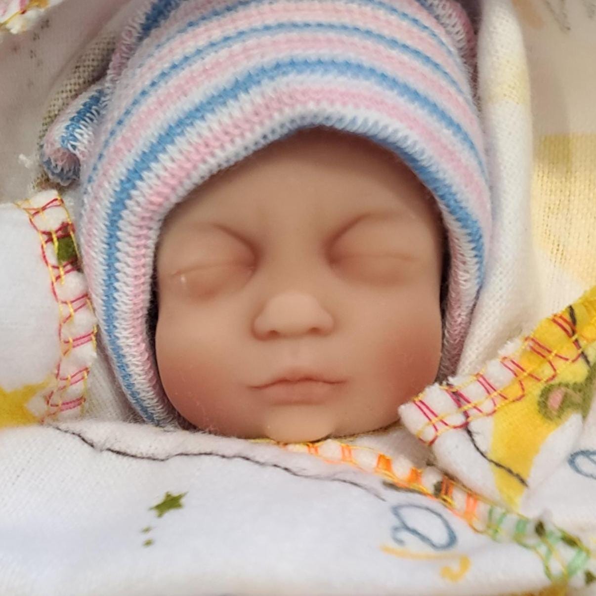 Full Body Silicone Baby Doll 7 inch "Willow"