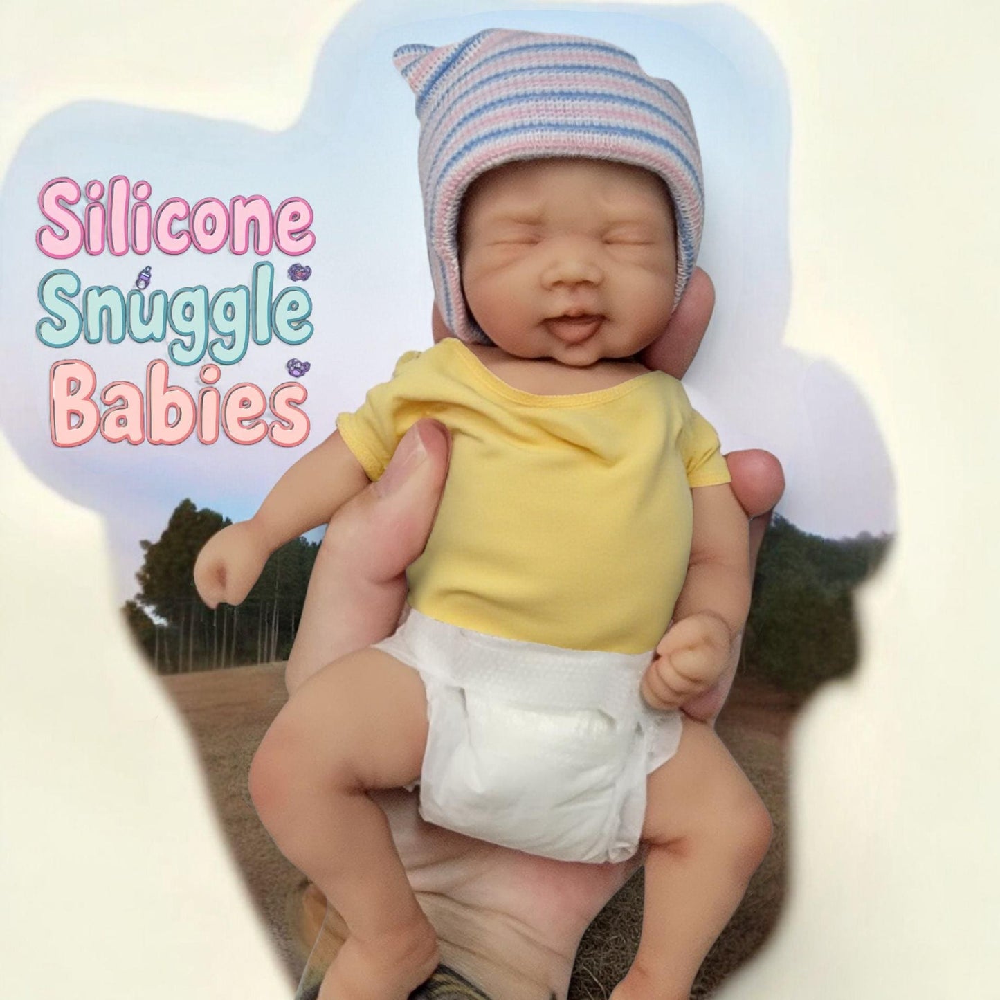 Silicone Reborn Baby Doll 8 inch Cooper