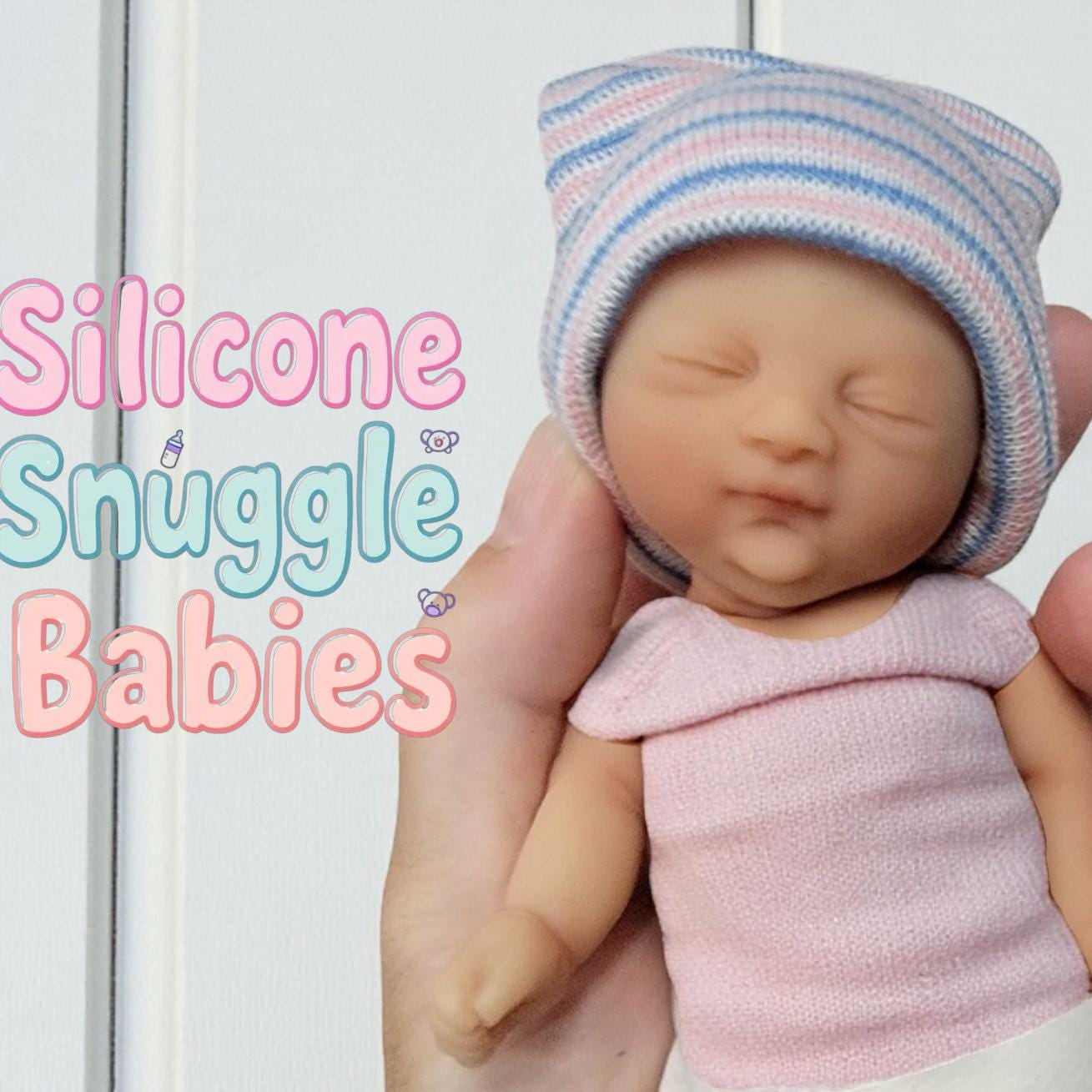 Full Body Silicone Reborn Baby Doll 6 inches "Tobi"